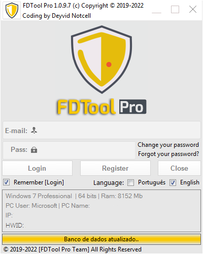 Register your FDTool Account